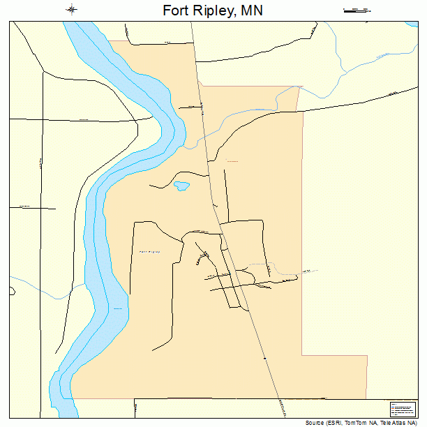 Fort Ripley, MN street map