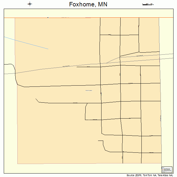 Foxhome, MN street map