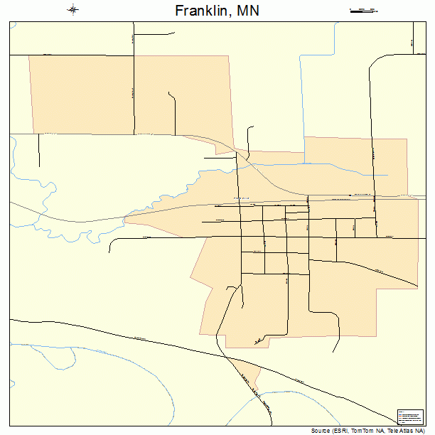 Franklin, MN street map