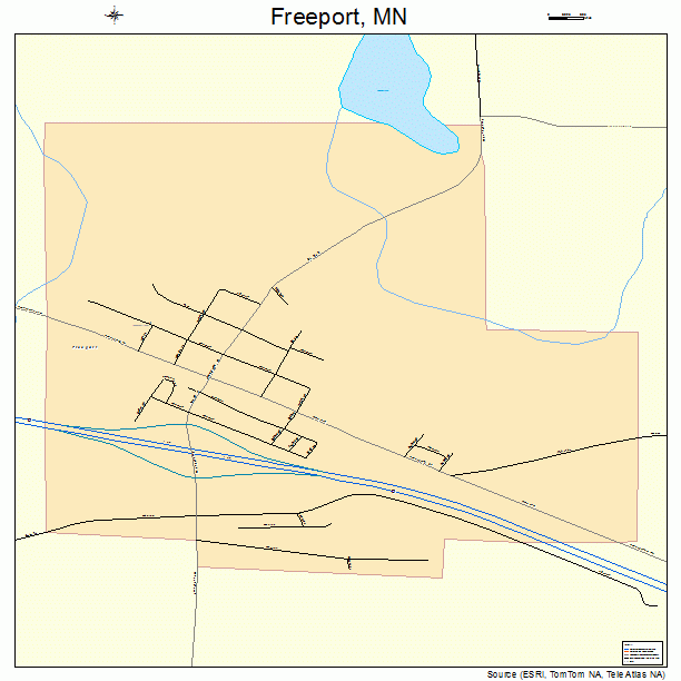 Freeport, MN street map