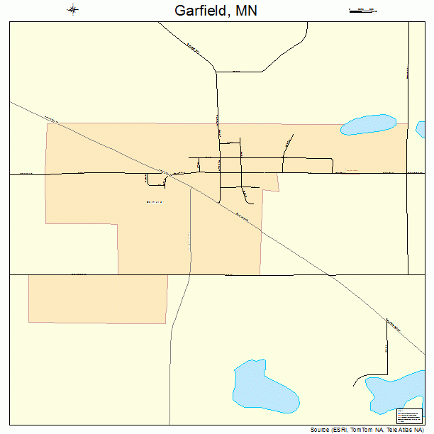 Garfield, MN street map