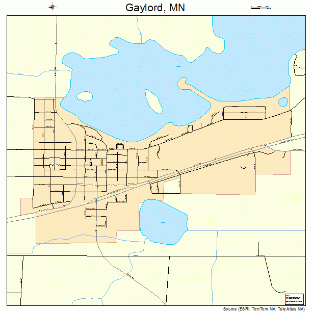 Gaylord, MN street map