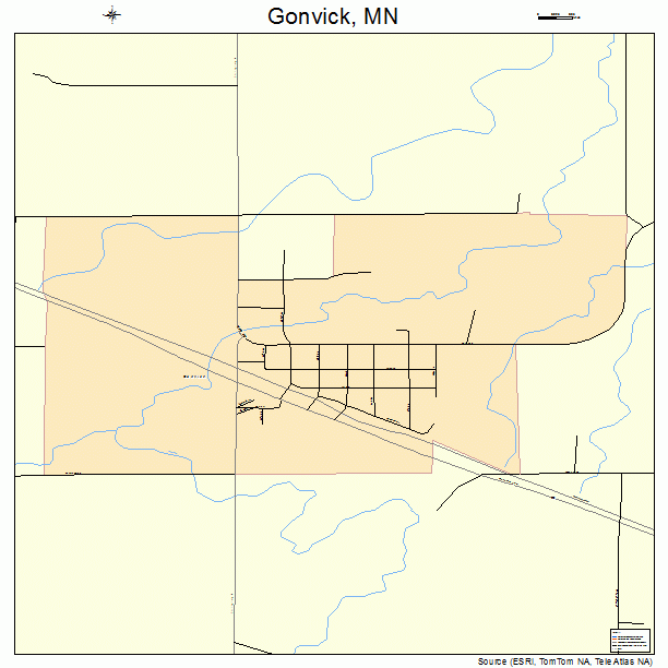 Gonvick, MN street map