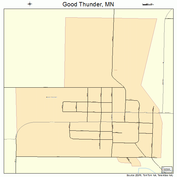 Good Thunder, MN street map