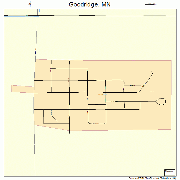 Goodridge, MN street map