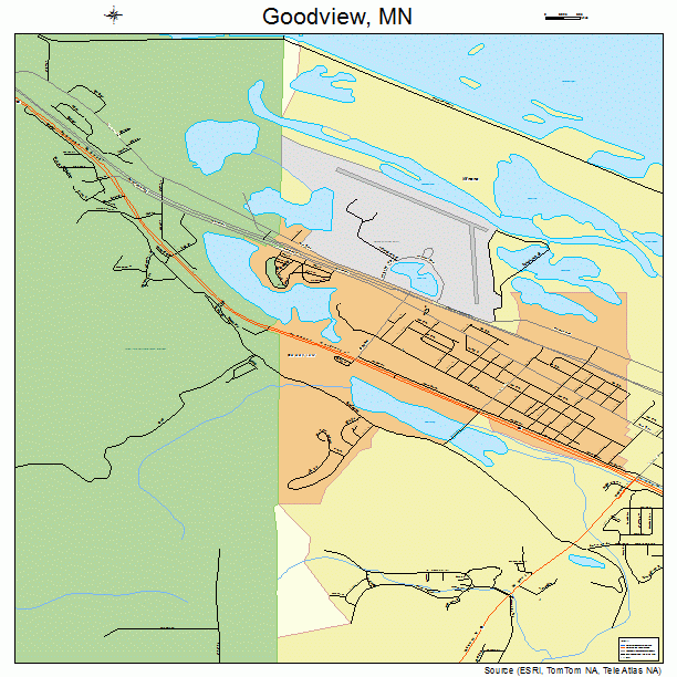 Goodview, MN street map