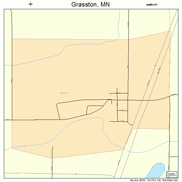 Grasston, MN street map