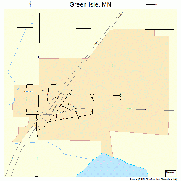 Green Isle, MN street map