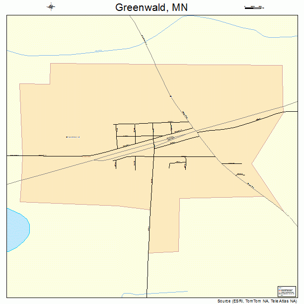 Greenwald, MN street map