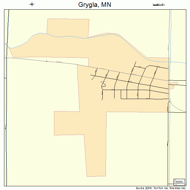 Grygla, MN street map
