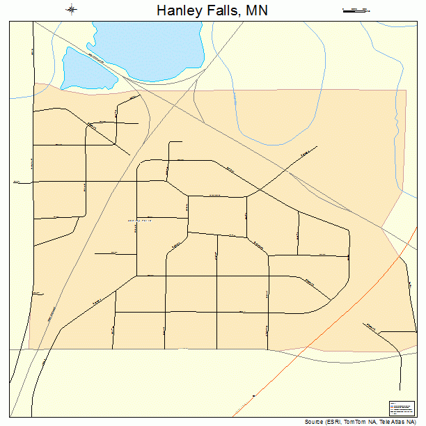 Hanley Falls, MN street map