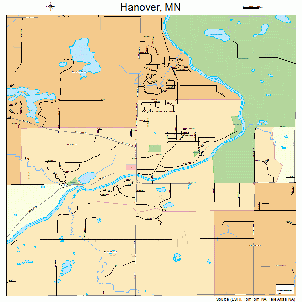 Hanover, MN street map