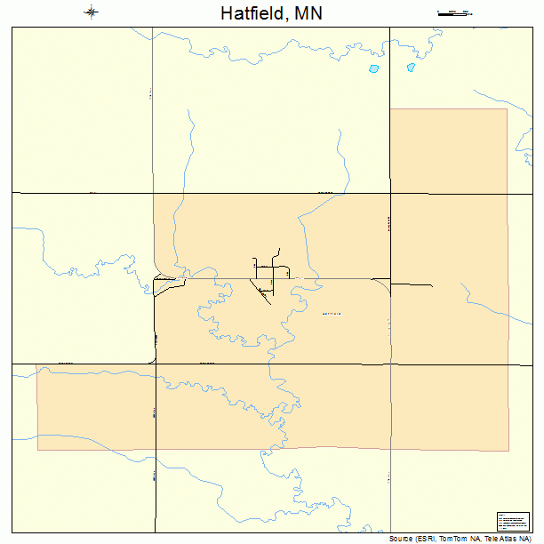 Hatfield, MN street map