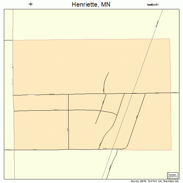 Henriette, MN street map