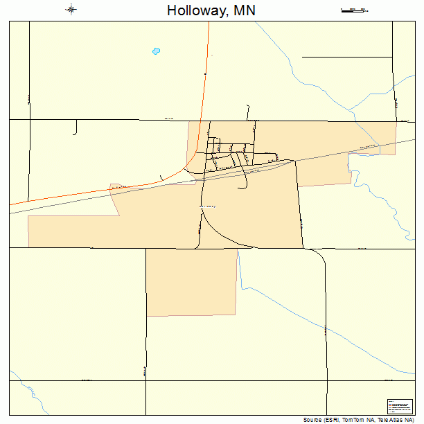 Holloway, MN street map