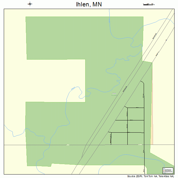 Ihlen, MN street map