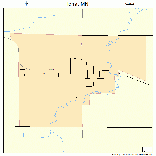 Iona, MN street map