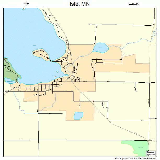 Isle, MN street map