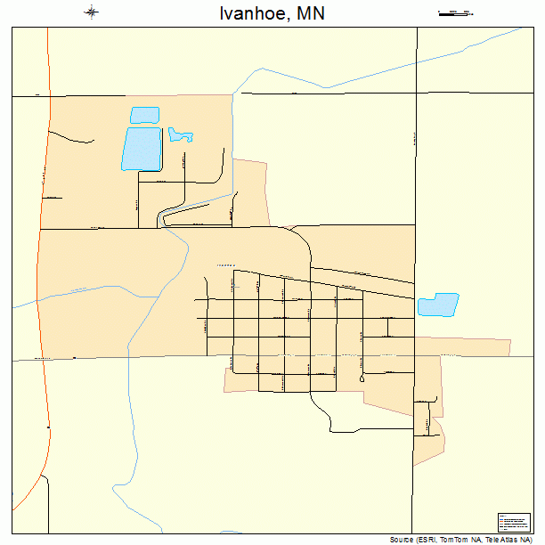 Ivanhoe, MN street map