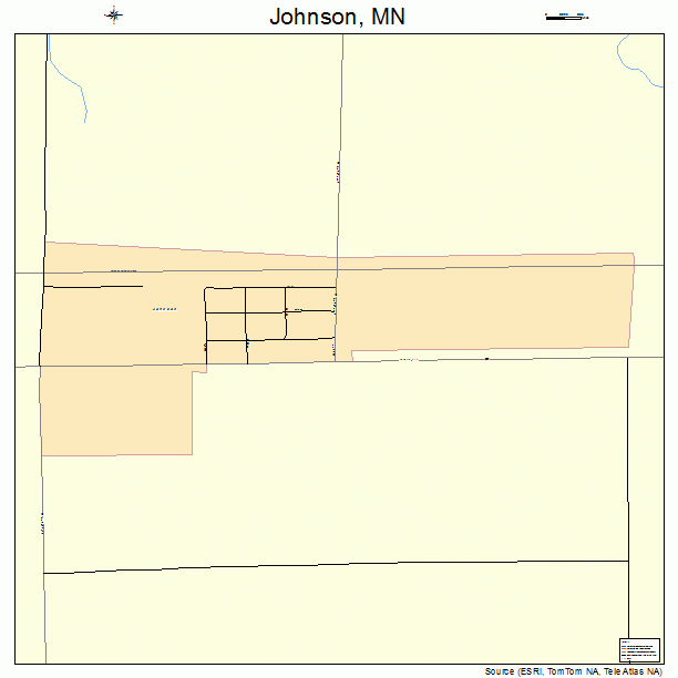 Johnson, MN street map
