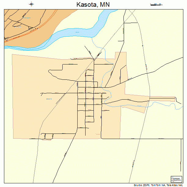 Kasota, MN street map
