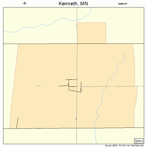 Kenneth, MN street map