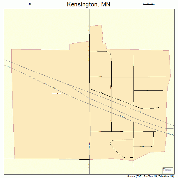 Kensington, MN street map