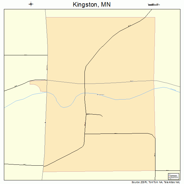 Kingston, MN street map