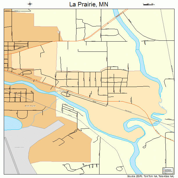 La Prairie, MN street map