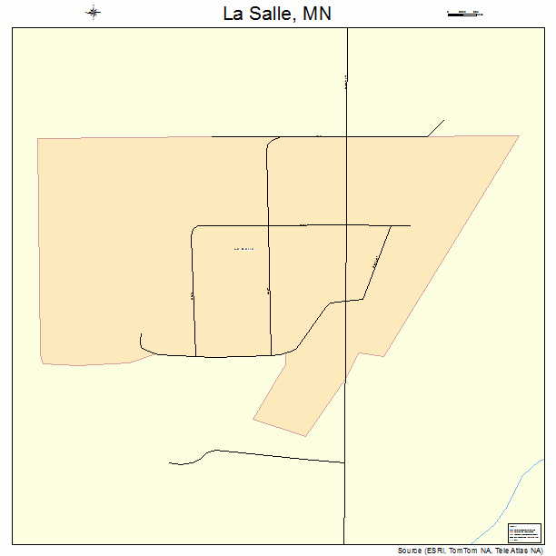 La Salle, MN street map