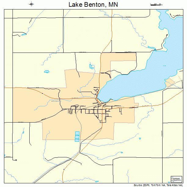 Lake Benton, MN street map