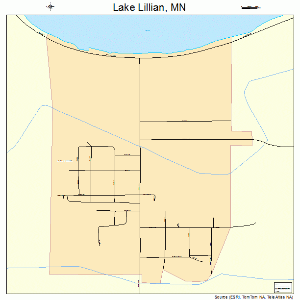 Lake Lillian, MN street map
