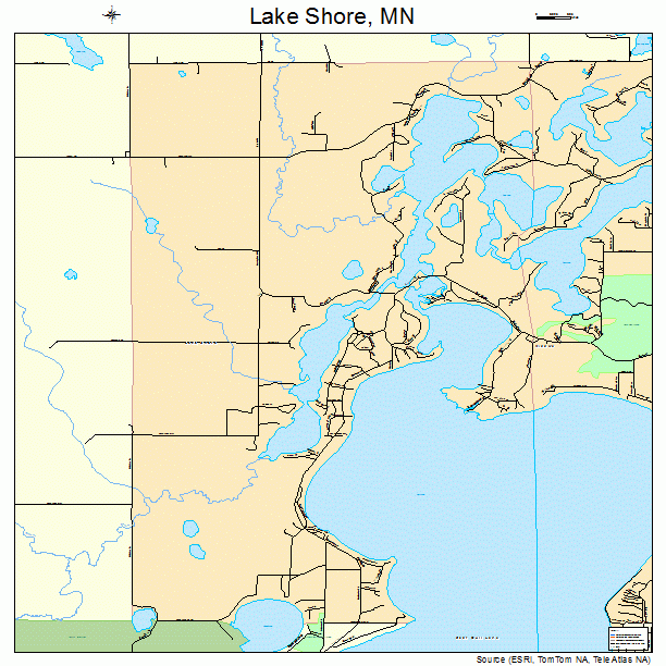 Lake Shore, MN street map