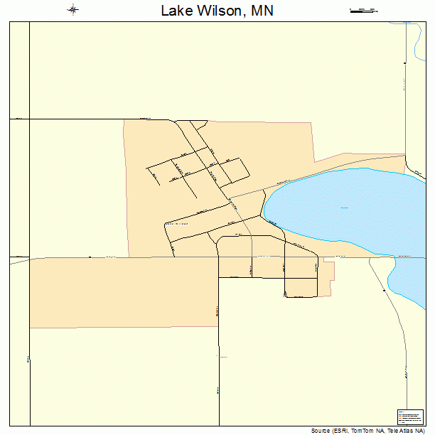 Lake Wilson, MN street map