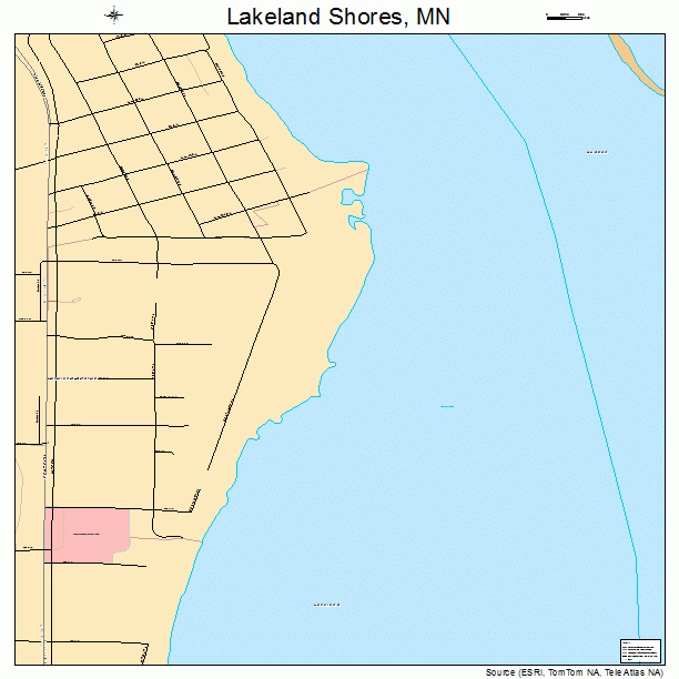 Lakeland Shores, MN street map