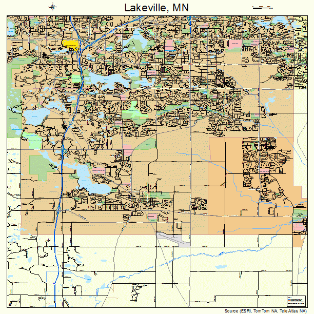 City Of Lakeville Mn Map