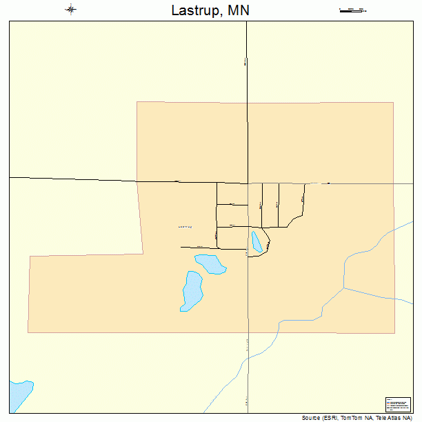 Lastrup, MN street map