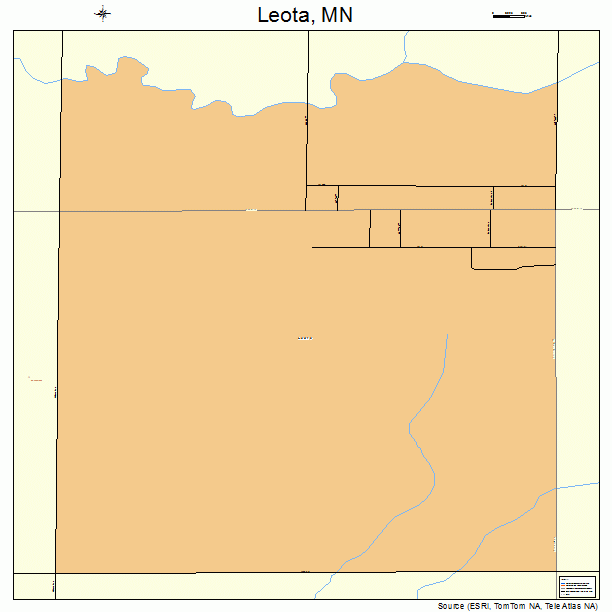 Leota, MN street map