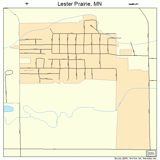 Lester Prairie, MN street map