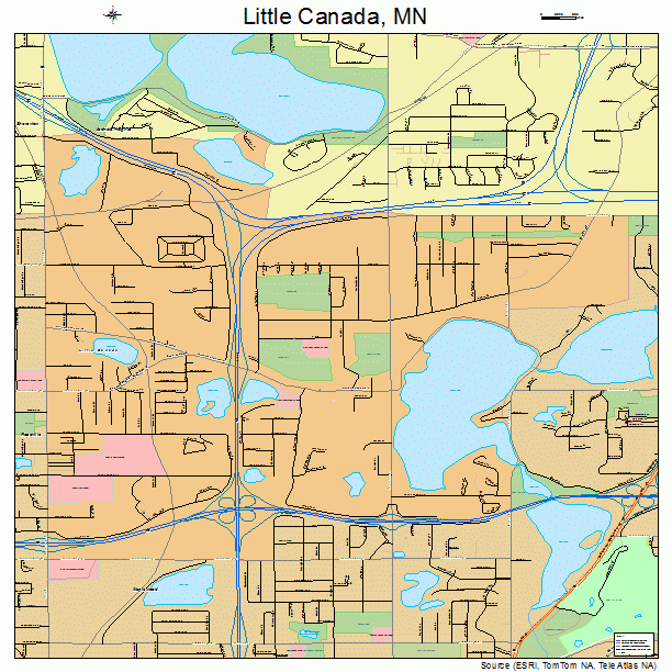 Little Canada, MN street map