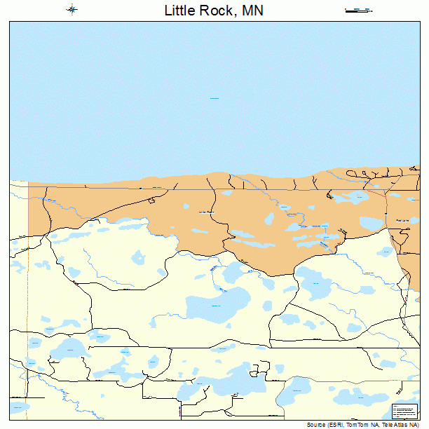 Little Rock, MN street map