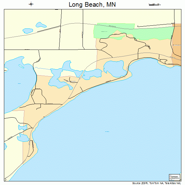 Long Beach, MN street map