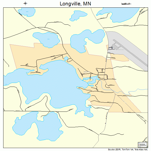 Longville, MN street map