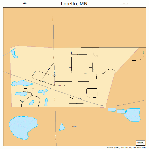 Loretto, MN street map