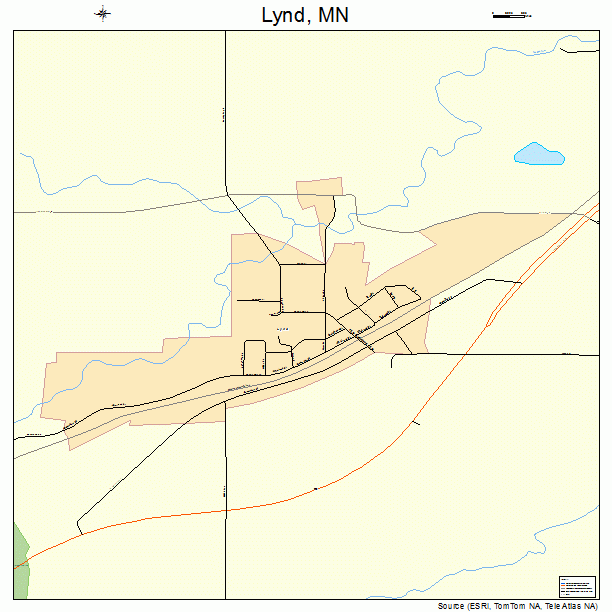 Lynd, MN street map