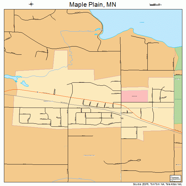 Maple Plain, MN street map