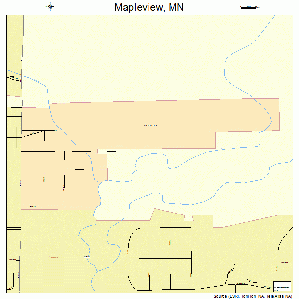Mapleview, MN street map