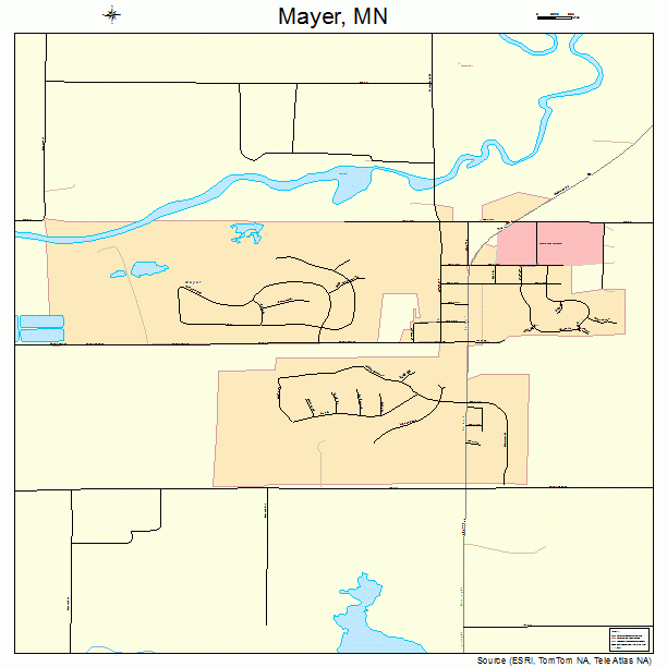 Mayer, MN street map