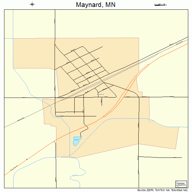 Maynard, MN street map