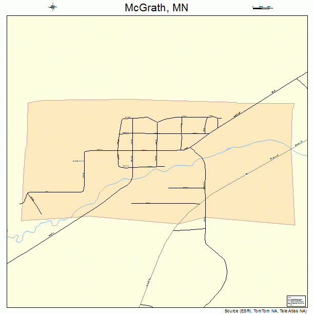McGrath, MN street map